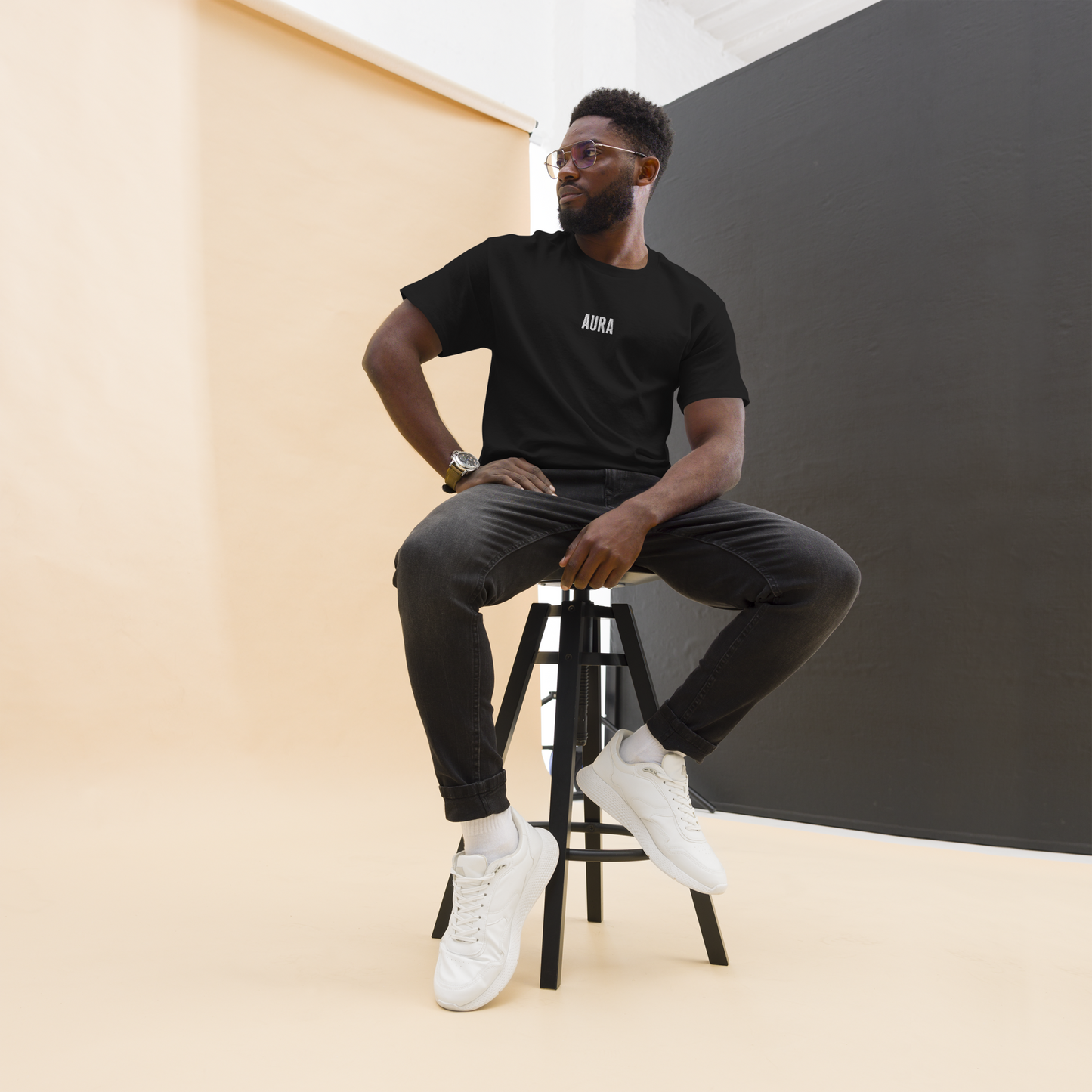 Black Aura T-Shirt Men